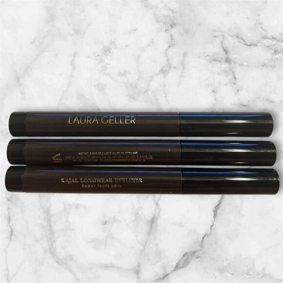 Set of 3 Laura Geller Kajal Longwear Eyeliner SMOKY TAUPE KOHL 0.049 oz -NWOB - Picture 1 of 4